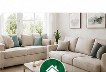 Clean living room